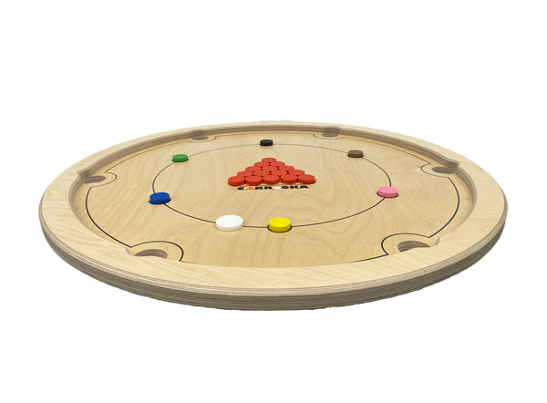 Carrooka Natural Birch - 31.75 inch - Play Pool or Snooker All on One Board