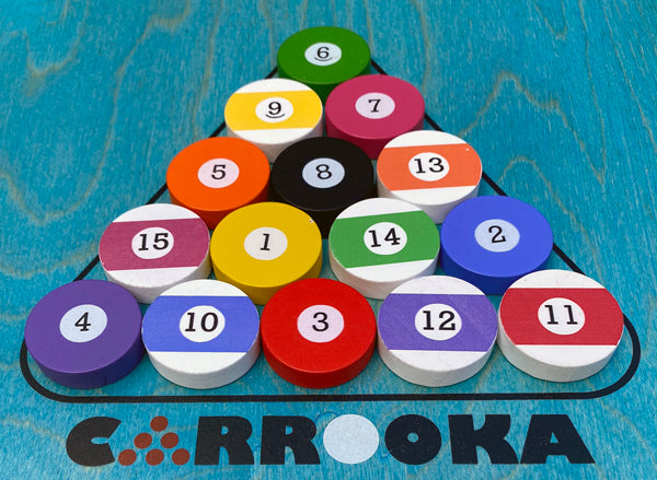 🎱 Carrooka Pool 8 – 26.75 Inch - Fast-Paced Fun with a Pool Hall Twist