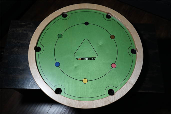 Carrooka Classic Green - 31.75 inch - Play Pool or Snooker All on One Board