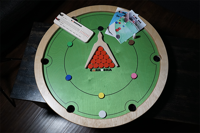 Carrooka Classic Green - 31.75 inch - Play Pool or Snooker All on One Board