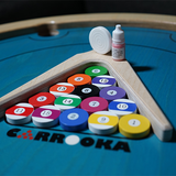 Carrooka Pool 8 Board Set & Wall Mount