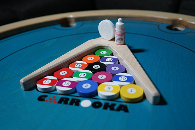 🎱 Carrooka Pool 8 – 26.75 Inch - Fast-Paced Fun with a Pool Hall Twist