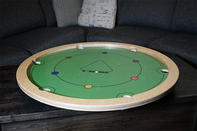 Carrooka Classic Green - 31.75 inch - Play Pool or Snooker All on One Board