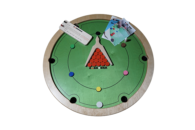 Carrooka Classic Green - 31.75 inch - Play Pool or Snooker All on One Board