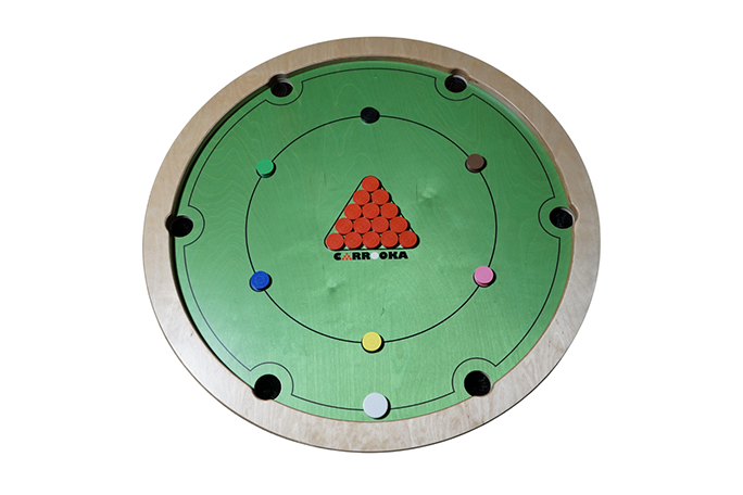 Carrooka Classic Green - 31.75 inch - Play Pool or Snooker All on One Board