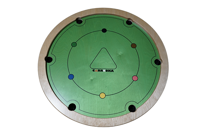 Carrooka Classic Green - 31.75 inch - Play Pool or Snooker All on One Board