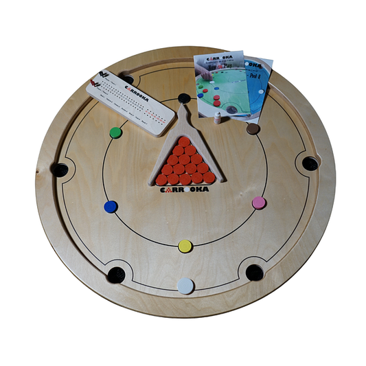 Carrooka Natural Birch - 31.75 inch - Play Pool or Snooker All on One Board