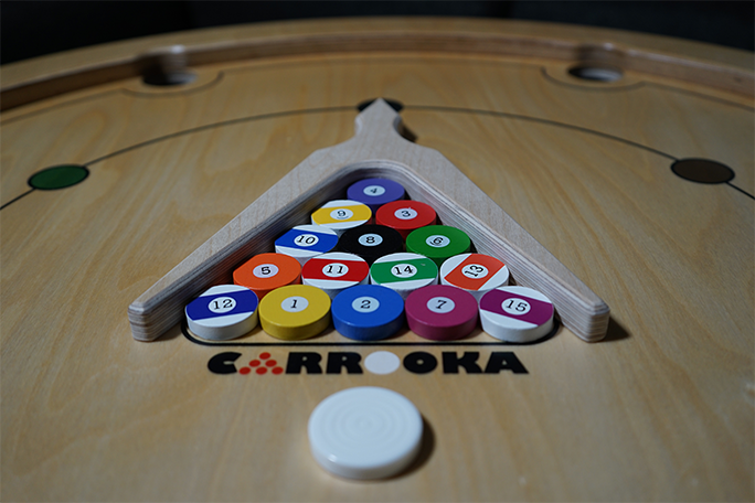 Carrooka Natural Birch - 31.75 inch - Play Pool or Snooker All on One Board