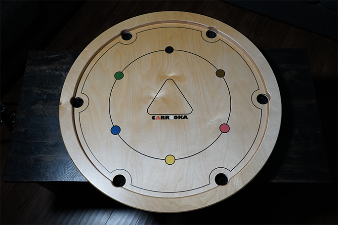 Carrooka Natural Birch - 31.75 inch - Play Pool or Snooker All on One Board