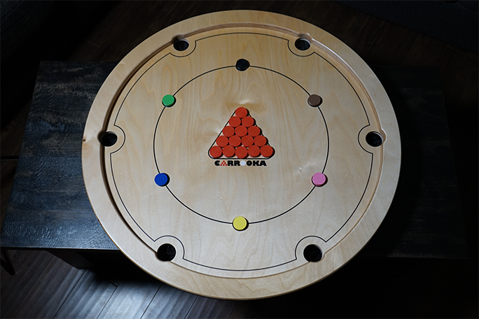 Carrooka Natural Birch - 31.75 inch - Play Pool or Snooker All on One Board