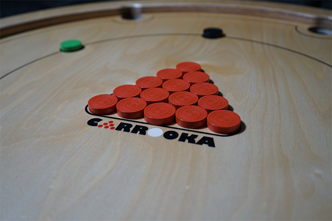 Carrooka Natural Birch - 31.75 inch - Play Pool or Snooker All on One Board