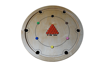 Carrooka Natural Birch - 31.75 inch - Play Pool or Snooker All on One Board