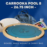 Carrooka Pool 8 Board Set, Carry Bag & Wall Mount