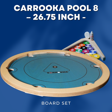 🎱 Carrooka Pool 8 – 26.75 Inch - Fast-Paced Fun with a Pool Hall Twist