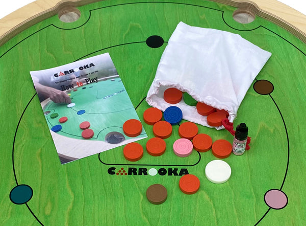 Carrooka Classic Green - 31.75 inch - Play Pool or Snooker All on One Board