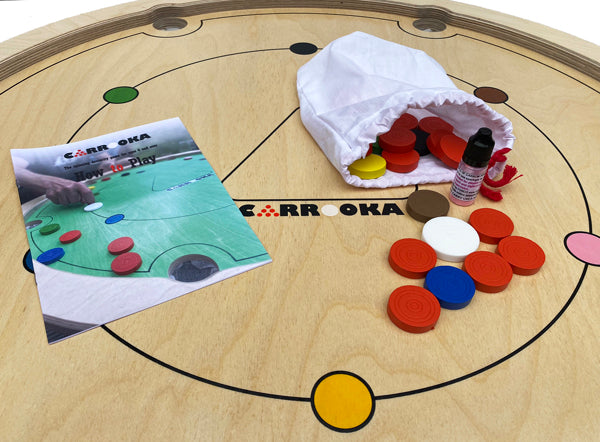 Carrooka Natural Birch - 31.75 inch - Play Pool or Snooker All on One Board