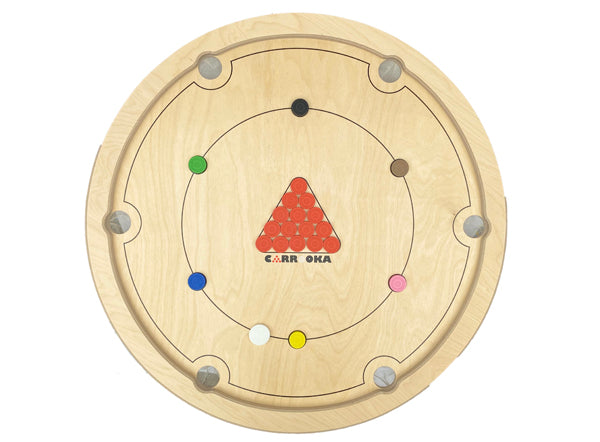 Carrooka Natural Birch - 31.75 inch - Play Pool or Snooker All on One Board