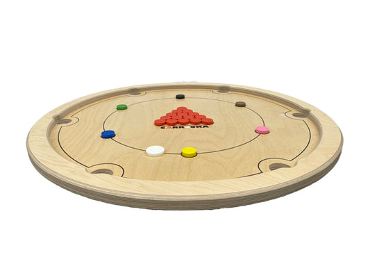 Carrooka Natural Birch - 31.75 inch - Play Pool or Snooker All on One Board